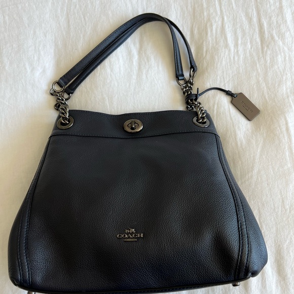 COACH Women's Turnlock Edie Leather Bag - Picture 5 of 10